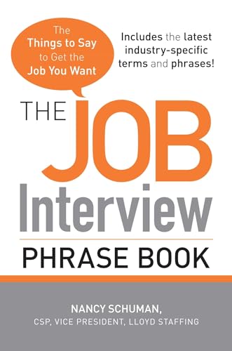 The Job Interview Phrase Book