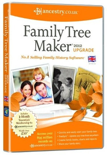 Family Tree Maker 2012 upgrade