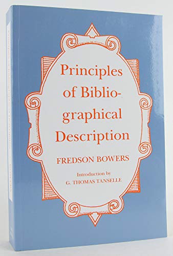 Principles of Bibliographic Description