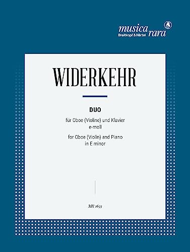 Widerkehr: Duo in E Minor