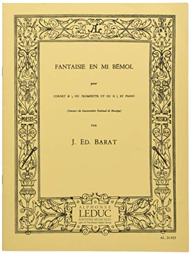Jaques Barat: Fantasie en Mi bémol: Trumpet: Instrumental Work
