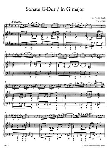 Sonaten fur Flote und Basso continuo (Heft 1)