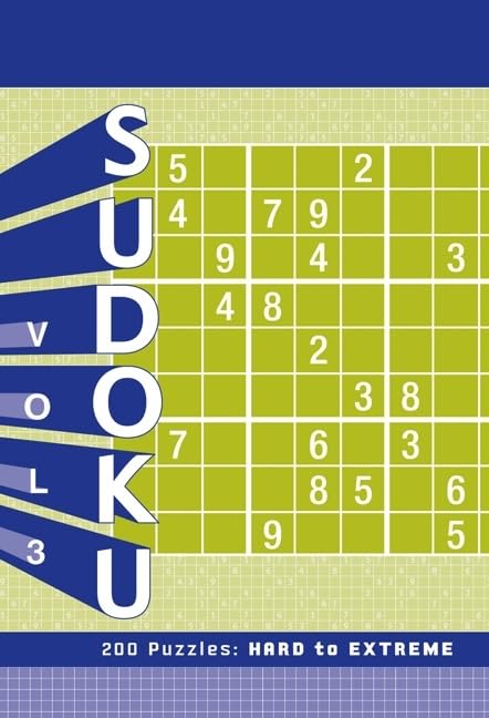 Sudoku Vol.3 Puzzle Pad: Hard