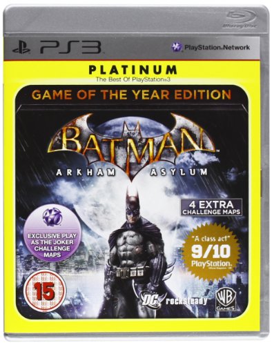Batman Arkham Asylum Game Of The Year Edition Platinum (Sony PS3)