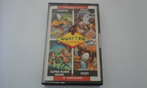 Vampire, Ghost Hunters, Super Robin Hood, Dizzy - Commodore 64/128k