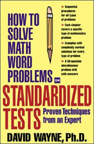 How To Solve Math Word Problems On Standardized Tests