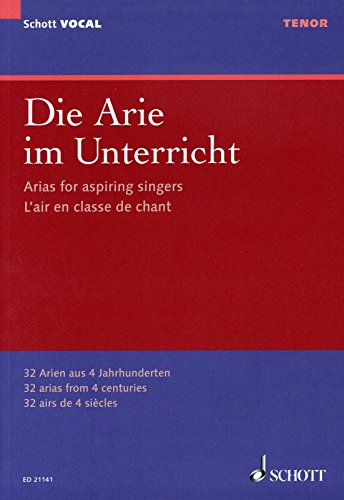 L’air en classe de chant: 29 airs de 4 siècles. tenor and piano. ténor.