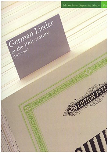 German Lieder of the 19th Century (High Voice)