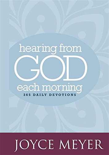 Hearing from God Each Morning: 365 Daily Devotions by Meyer, Joyce (2010) Hardcover