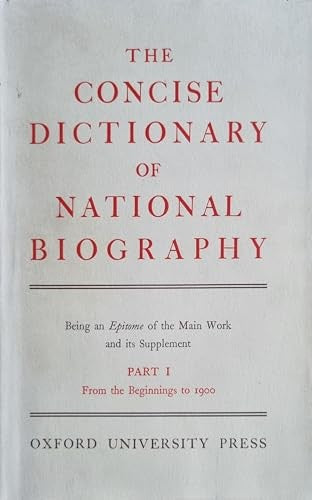 Dictionary of National Biography