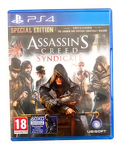 Assassin's Creed Syndicate PS4 SPECIAL EDITION Includes THE DARWIN AND DICKENS CONSPIRACY MISSION
