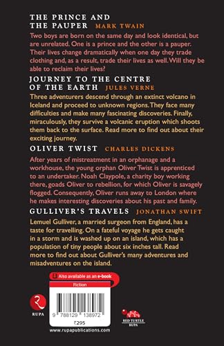 Junior Classicbook 13 (the Prince and the Pauper, Journey to the Centre of the Earth, Oliver Twist, Gulliver's Travels) (Junior Classics)