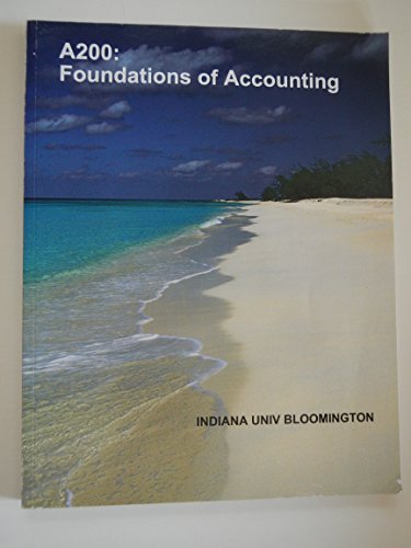 A200: Foundations of Accounting