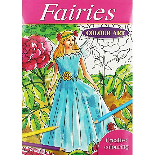 Brown Watson Doodle Art Book - Fairies, multicolour