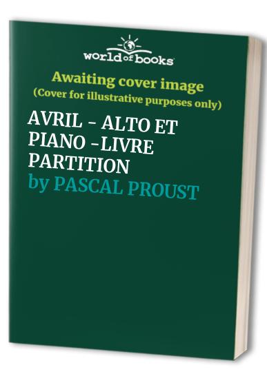AVRIL - ALTO ET PIANO -LIVRE +PARTITION