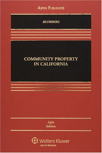 Community Property in California, Fifth Edition