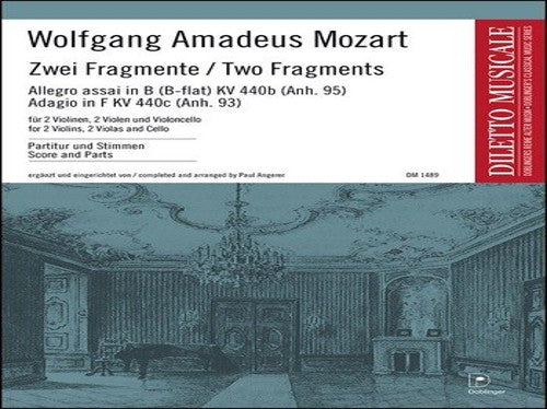 Wolfgang Amadeus Mozart-Zwei Fragmente-2 Violins, 2 Violas and Cello