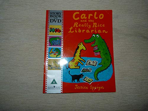 进口英文原版 Carlo and the Really Nice Librarian + DVD儿童趣味绘本 亲子阅读