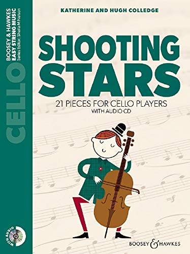 Shooting Stars - 21 pieces for cello players -Easy String Music Series - Cello - New Edition - sheet music with CD (BH 13430)