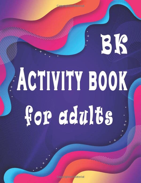 BK Activity book for adults: 140+ Large Print Mixed Puzzles – Word search, Sudoku, Cryptograms, Word Scramble to Improve Your Memory and Ignite Creativity