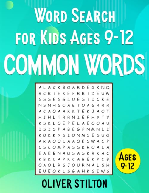 Word Search For Kids ages 9-12: 2000+ Words to Improve Spelling, Expand Vocabulary, and Enhance Memory! (Volume 4 - Most Common English Words)