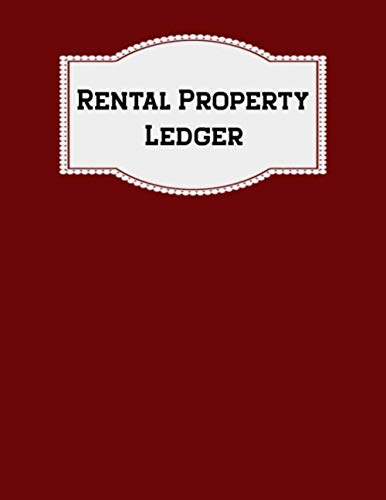 Rental Property Record Book Keeping Landlord Rental Property Ledger Notebook Accounting Ledger: Rental Property Manager Journal