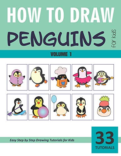 How to Draw Penguins for Kids - Volume 1