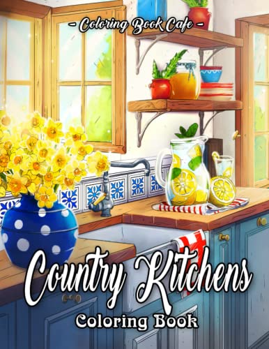 Country Kitchens Coloring Book