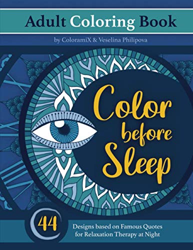 Color before Sleep - Adult Coloring Book