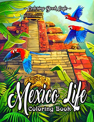 Mexico Life Coloring Book