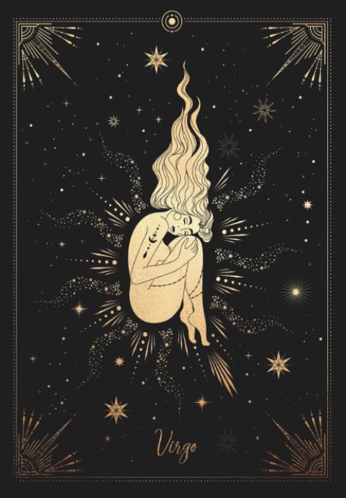 Virgo: Cuaderno de notas | Signo de Horóscopo de Virgo | 120 páginas rayadas | Diseño elegante