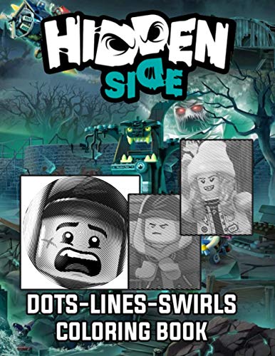 Hidden Side Dots Lines Swirls Coloring Book: Great Gift Hidden Side Activity New Kind Books For Kids And Adults