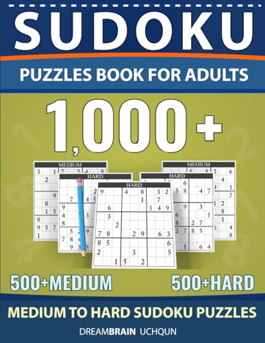 Sudoku Puzzles Book for Adults 1000+