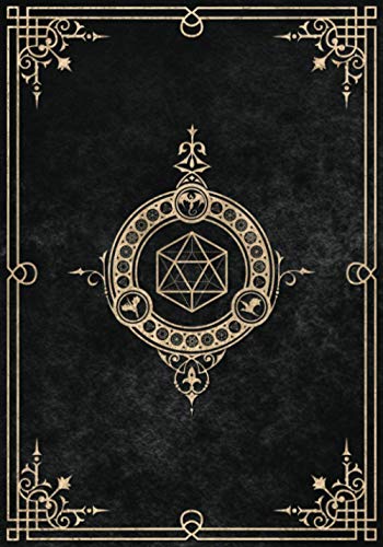 Character Journal: Five Detailed 5e Character Sheets, Lined And Graph Pages For Note-Taking, Spell Sheets And More (Graphite Black)