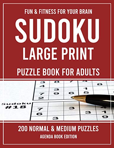 Sudoku Large Print Puzzle Book for Adults