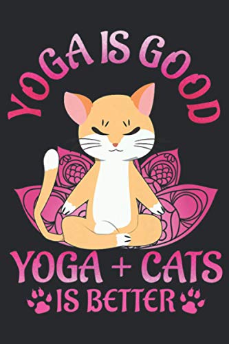 Cat Yoga Class Womens Workout Gift Yogi Meditation Saying Premium: Notebook Planner -6x9 inch Daily Planner Journal, To Do List Notebook, Daily Organizer, 114 Pages