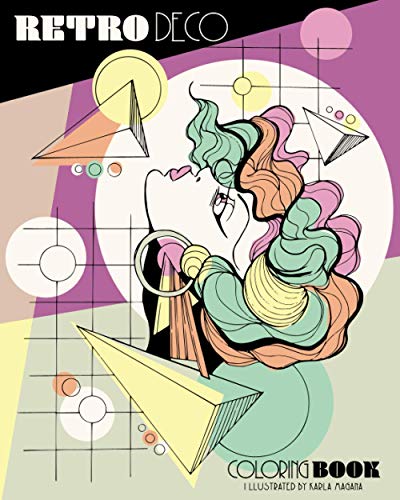 Retro Deco Coloring Book