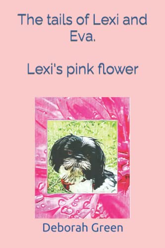 The tails of Lexi and Eva: Lexi's pink flower