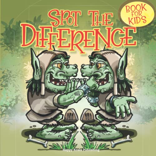 Spot the Difference Book for Kids: Have Fun looking for 10 differences in each of these 42 fantastic illustrations!