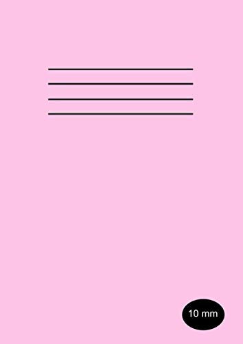 10 mm: Square Exercise Book A4,10 mm (1 cm) Squared Quad Ruled Grid Paper Notebook for Mathematics (Math), Science, Graph, Writing Pad 200 Pages A4. grid paper notebook. light pink cover
