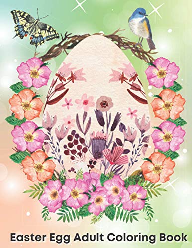 Easter Egg Adult Coloring Book