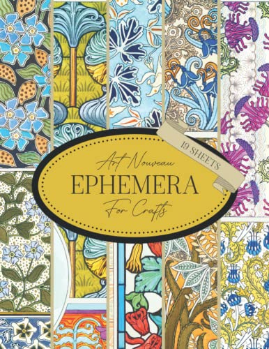Art Nouveau Ephemera For Crafts