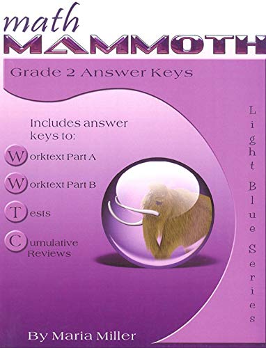 Math Mammoth Light Blue Series Grade 2 Answer Key