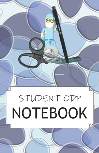 Student ODP Notebook: Lined and Plain Notebook for Student ODPs to Take on Their Placements. 5. 5 Wide by 8. 5 High. Watermarked Pages with Tools of the Trade to Stand Out from the Crowd : 120 Pages. Plain on Left, Ruled Lines on Right