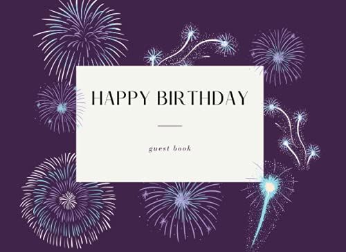 Guest Book for Birthday: Party Keepsake