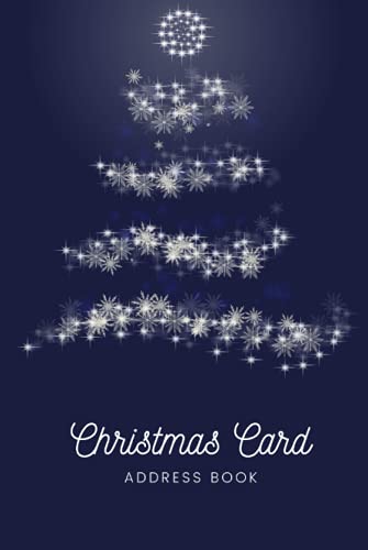 Christmas Card Address Book: 10 year address book and tracker for the Christmas cards you send and receive