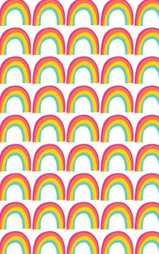 Rainbows notebook: A5 100 pages rainbows lined notebook for journalling / diary / notes / recipes / braindump