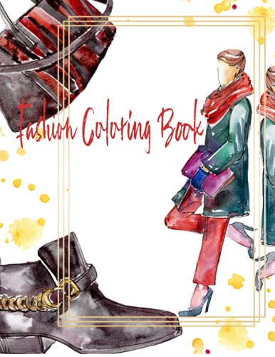 Fashion Coloring Book Fashion Stencils for Girls Fashion Angels Fashion Design Sketch Portfolio Fashion Sketchbook for Girls