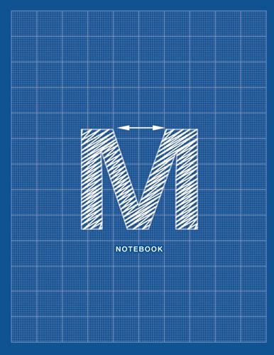 M: Notebook: Monogram Initial A Notebook Lined paper Journal & Diary for Writing & Notes -drafting(Lines Book) (The first of the name)