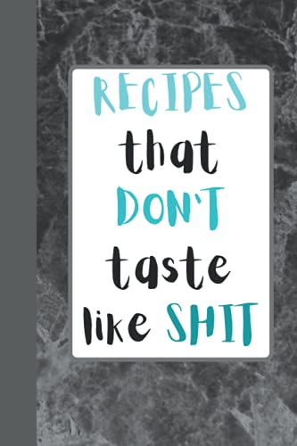 Blank Recipe book: Simple Cookbook to Organise all Your Favourite Handwritten Recipes in (6x9 inches)